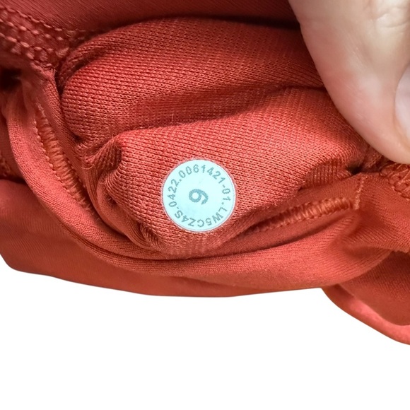 Lululemon Align High-Rise Pant 28” Nulu Cayenne Orange Woman W5CZ4S Size 6 - Picture 7 of 7